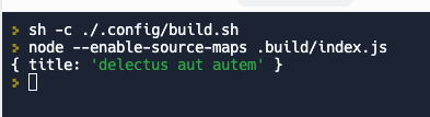 a return from our schema